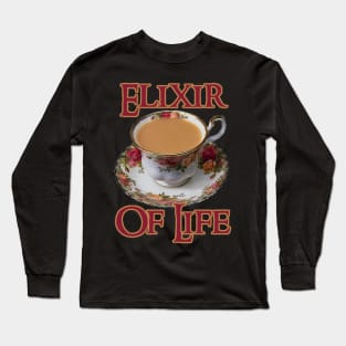 Tea - The Elixir of Life Long Sleeve T-Shirt